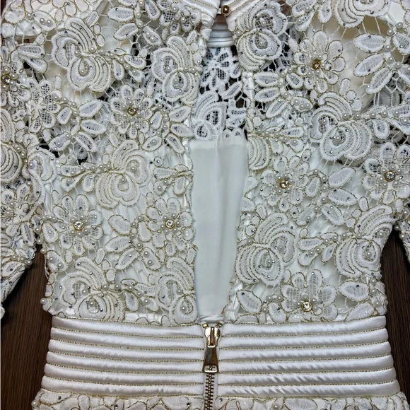 Zhivago Bridal Lace Dress, Originally $850, Size US 4 - Picture 8 of 11